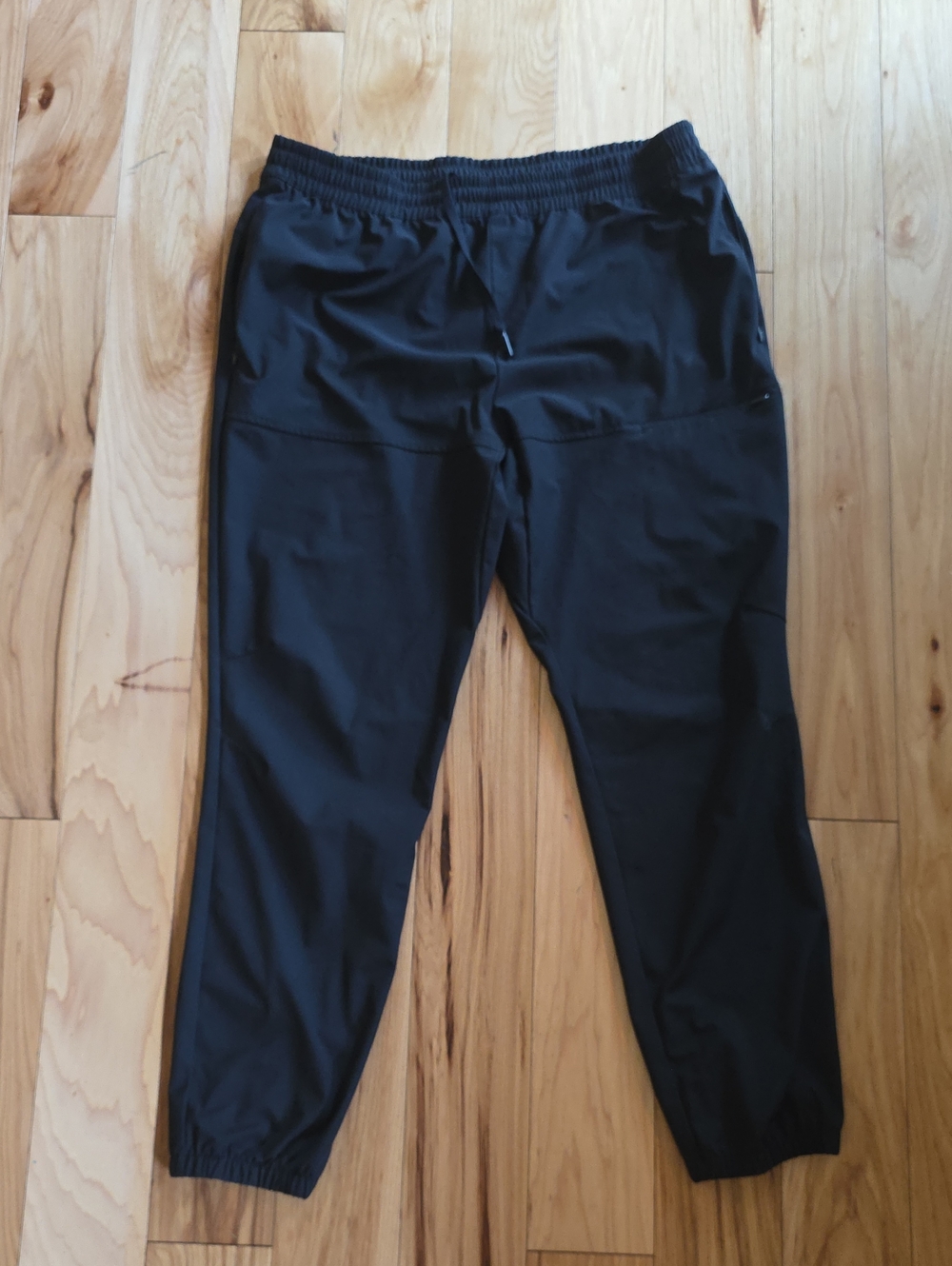 all in motion Black Men's Elastic-Waist Athleisure Pants